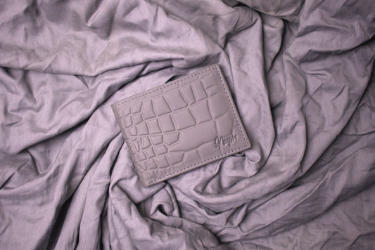Naqsh – Croc Textured Leather Wallet# 1003